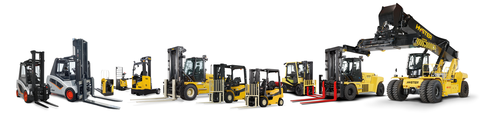 Gamma di prodotti Carer, Yale e Hyster